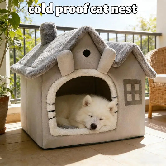 Foldable Dog House Kennel Bed Mat For Small - MyPetDollar.com