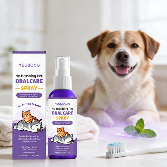 50ML Mint Pet Oral Care Spray Gentle - MyPetDollar.com