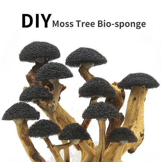 DIY Aquarium Moss Tree Sponge Stainless - MyPetDollar.com