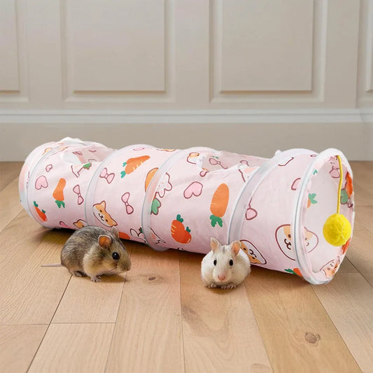 Carrot Shaped Hamster Hideout Foldable - MyPetDollar.com