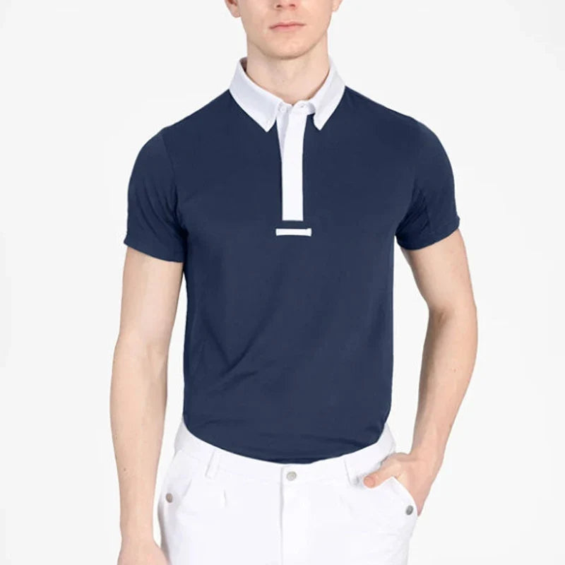 MXLLINA Mens Equestrian Short Sleeve - MyPetDollar.com