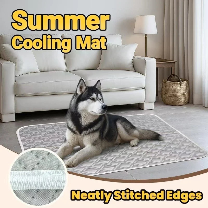 Summer Dog Cooling Mat Pet Cold Bed Extra - MyPetDollar.com