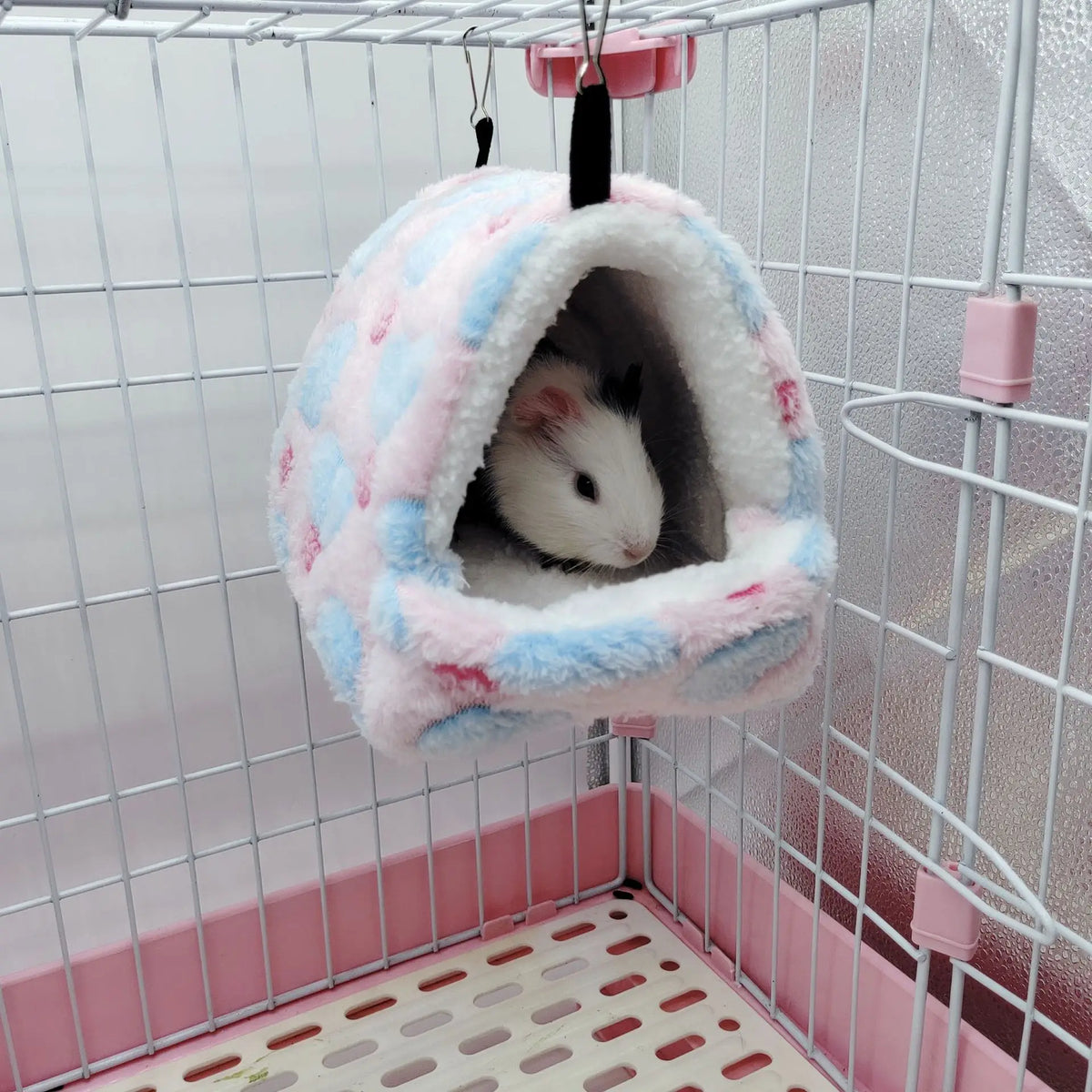 Rat Hammock Soft Ferret Hideout Bed Hanging Hamster Tunnel for Small Pets
