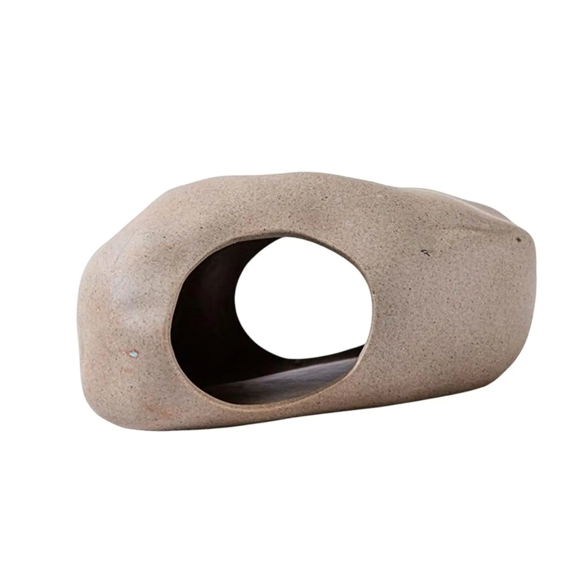 Stone Shape Hamster Cave Small Animal Hideout House – 2 Colors