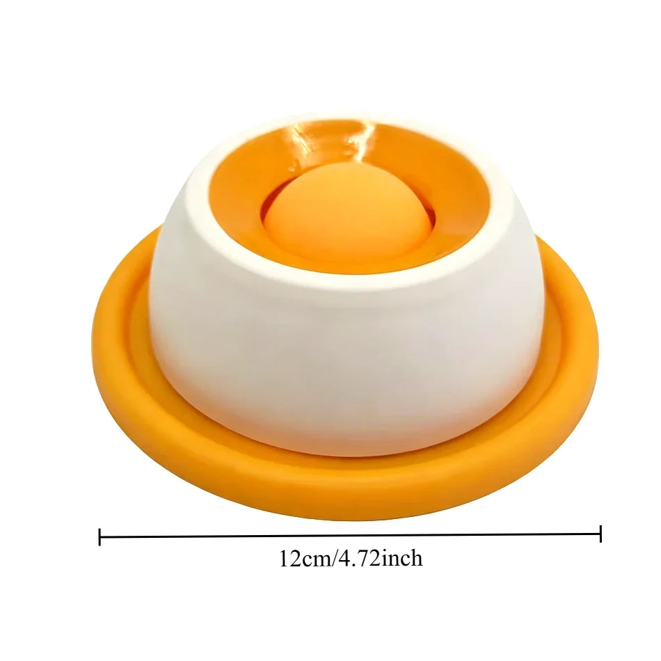 Non-slip Pet Licking Bowl with Slow Food Design Educational – 7 Colors