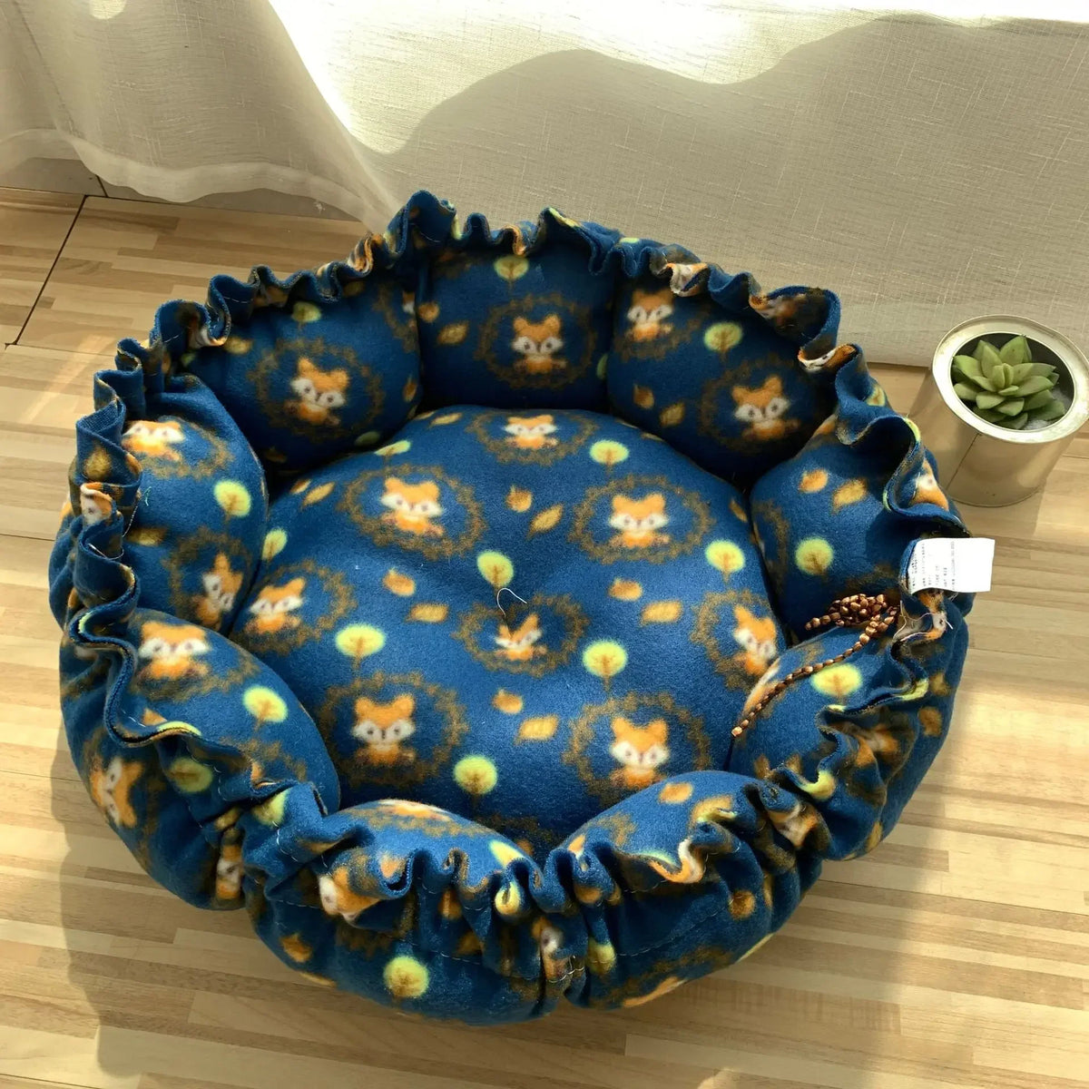Soft Cat Bed Fluffy Adjustable Cat Cushion - MyPetDollar.com