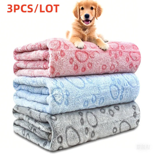 3 PCS Soft and Fluffy Quality Pet Blanket, - MyPetDollar.com