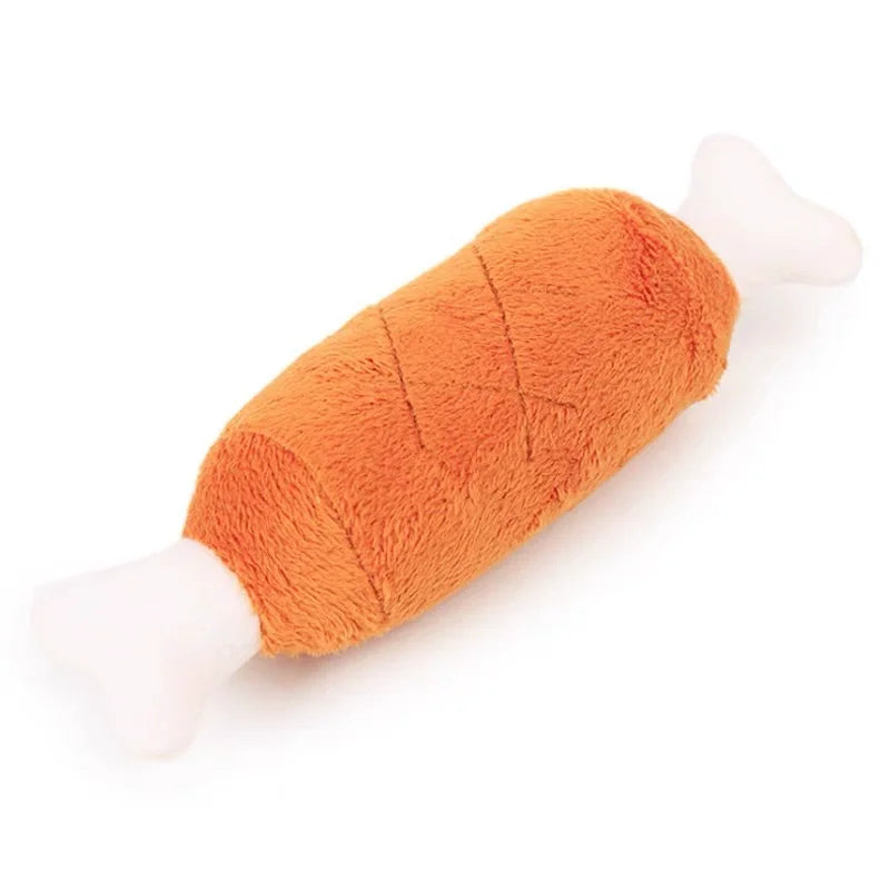 Durable Eco Friendly Plush Pizza Pet Toy - MyPetDollar.com