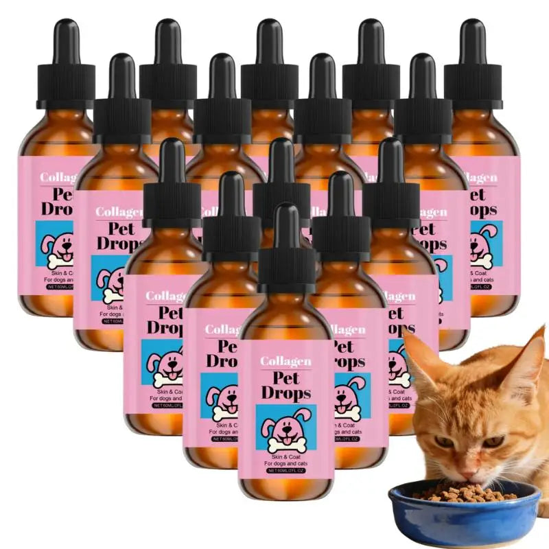 60ml Pet Collagen Liquid Drops For Dog Cat - MyPetDollar.com