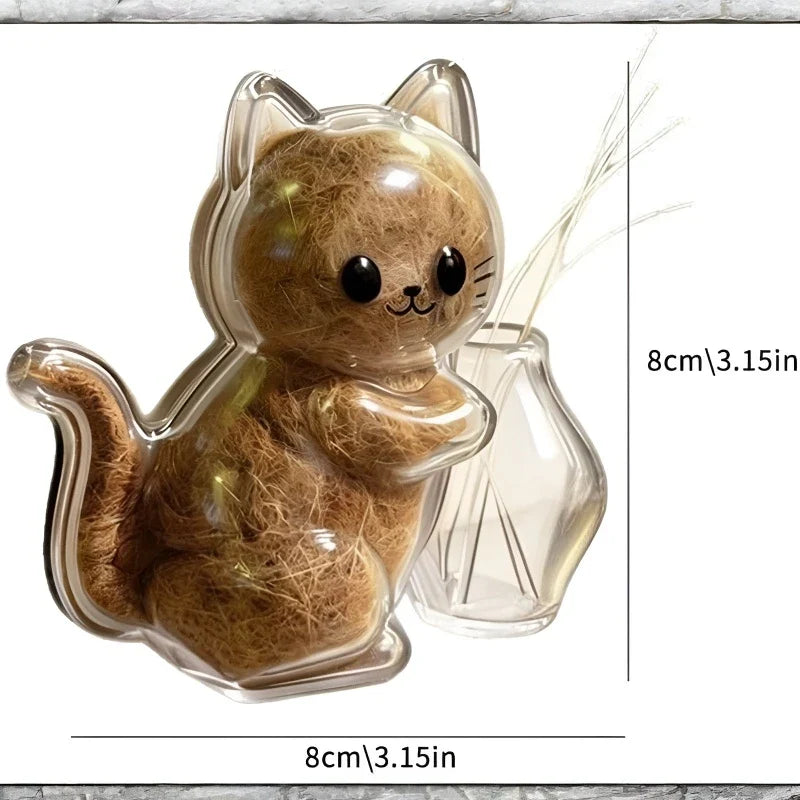 Fridge Magnet Cat Hair Keepsake Clear - MyPetDollar.com