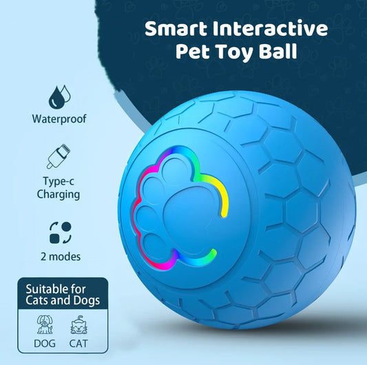 Smart Pet Ball Rechargeable LED Automatic - MyPetDollar.com