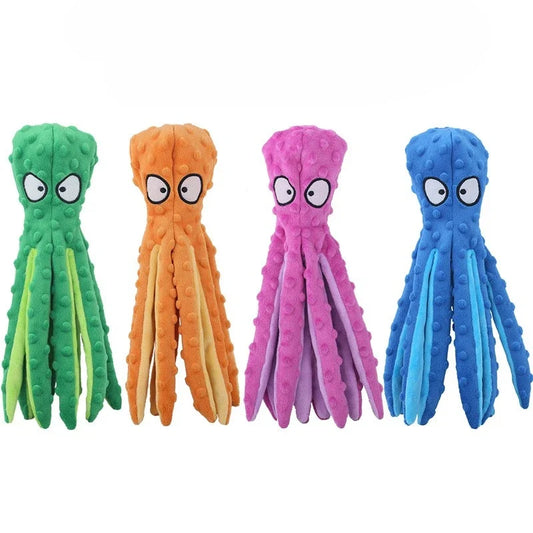 Pet Plush Toy Octopus Dog Interactive Toy - MyPetDollar.com