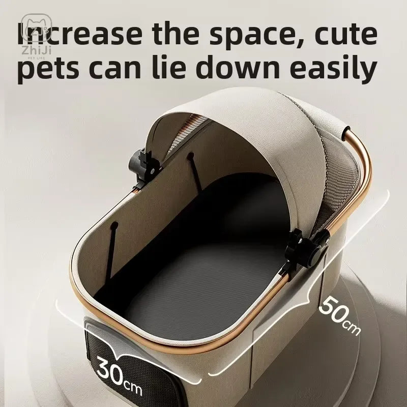 Foldable Pet Stroller for Cats and Dogs - MyPetDollar.com