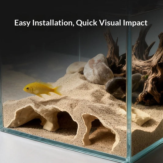Rockery Sandstone Aquarium Cave Shelter - MyPetDollar.com