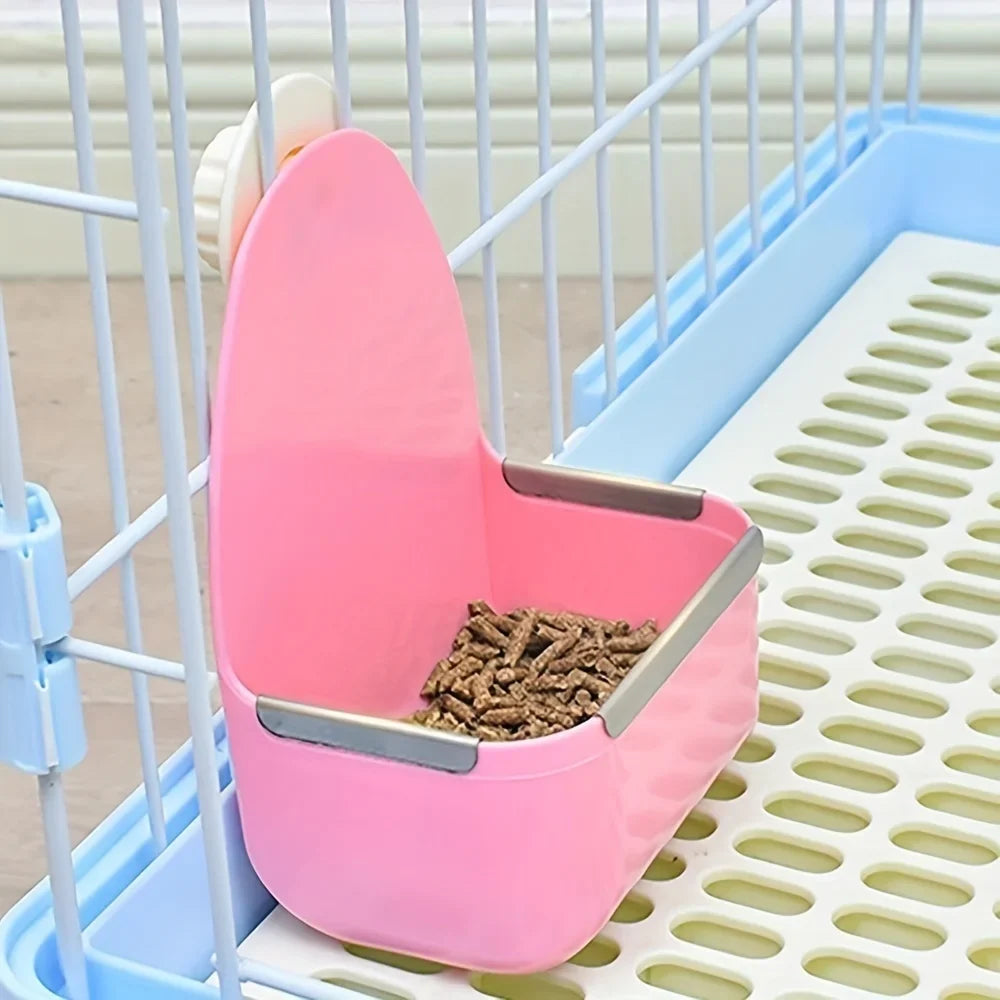 Anti Spill Hanging Pet Food Bowl Cage Feeder - MyPetDollar.com