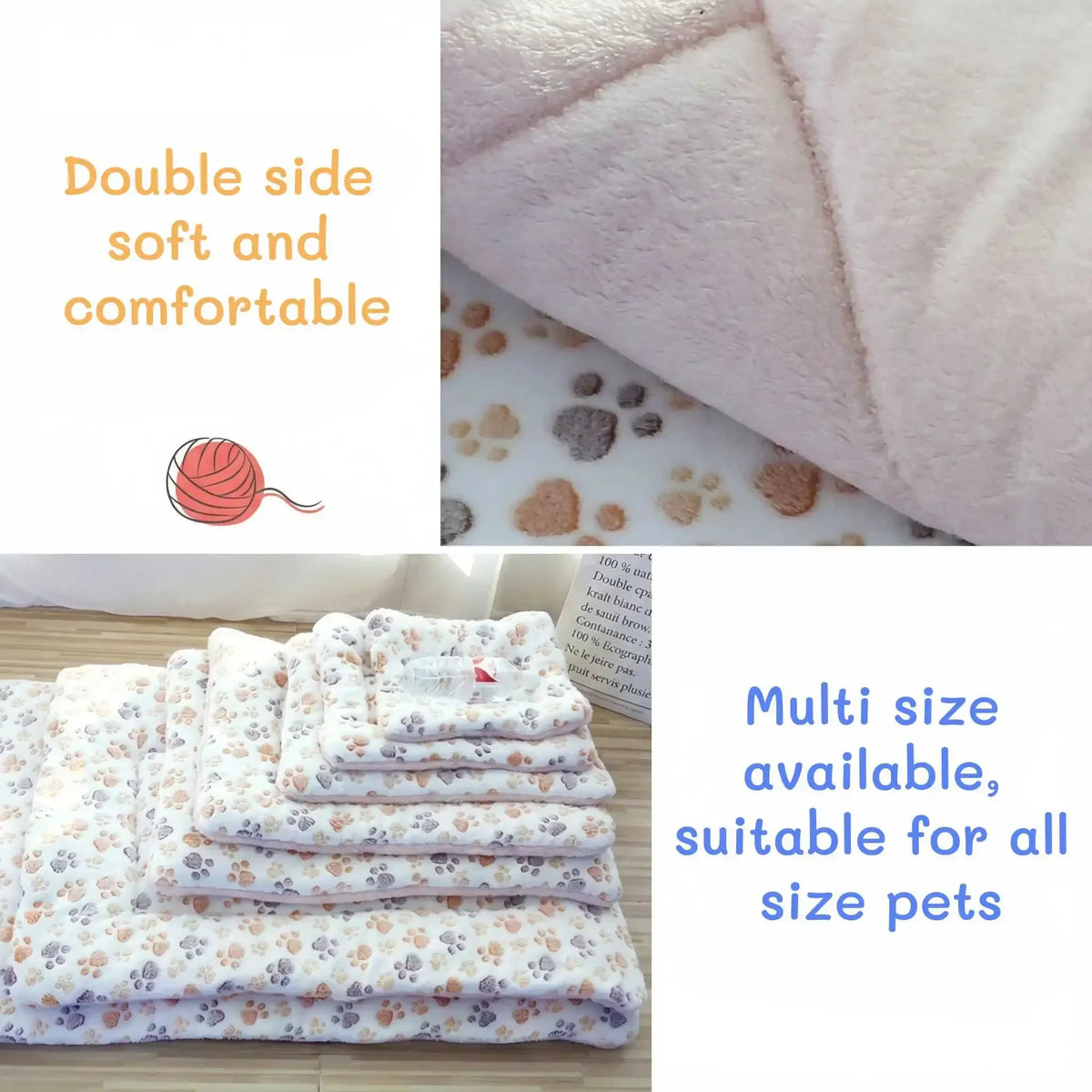 Portable Dog Sleeping Bed Mats Pet Blanket - MyPetDollar.com