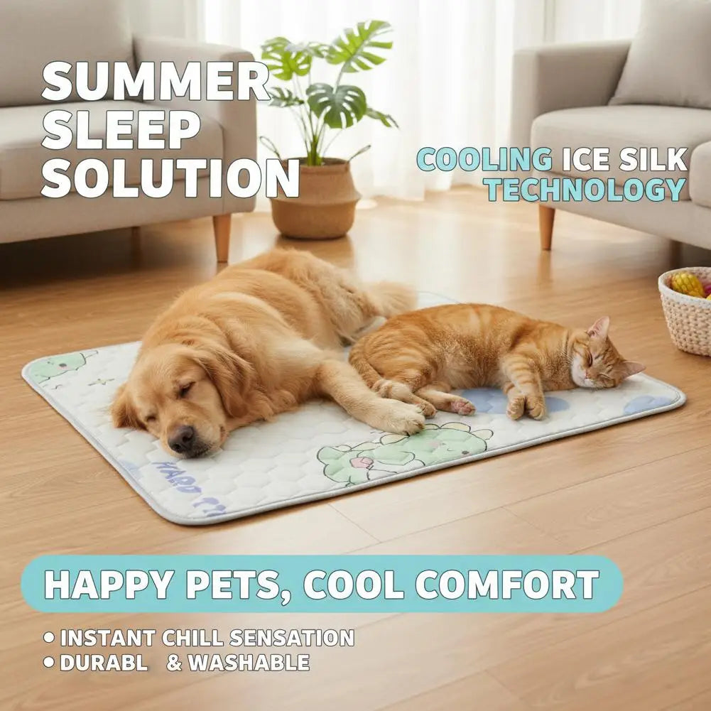Pet Ice Silk Mat Summer Pad Mat For Dogs - MyPetDollar.com