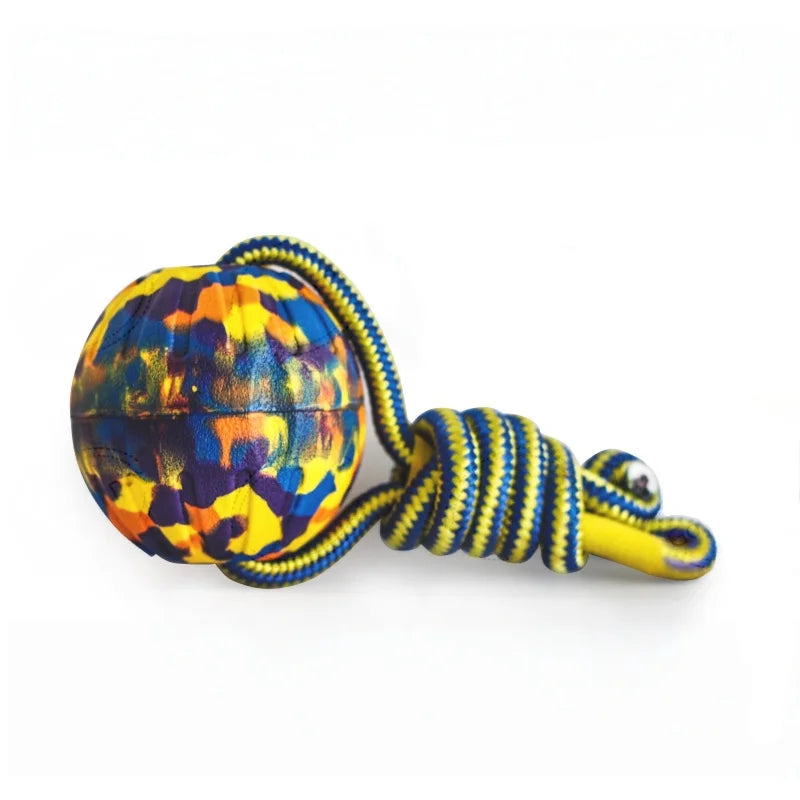 7/9cm Pet Balls Toy with Rope Interactive - MyPetDollar.com