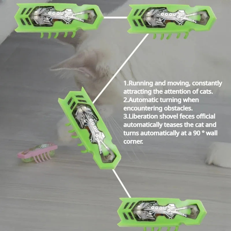 Cat Toys Light-up Electric Worms Pet - MyPetDollar.com