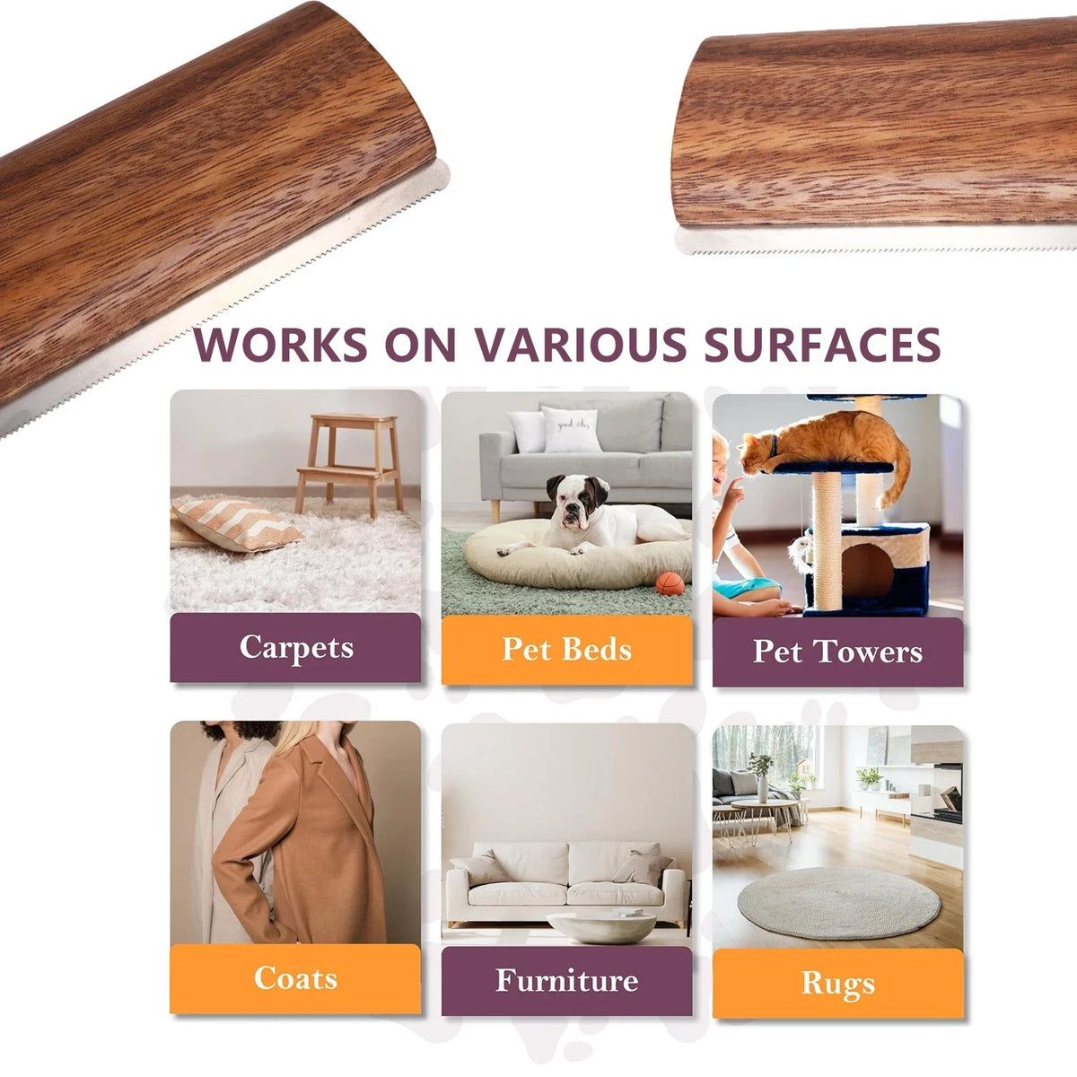 Pet Hair Removal Brush Livestock and Horse - MyPetDollar.com