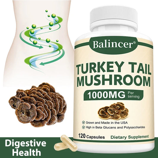 Turkey tail mushroom supplement capsules, - MyPetDollar.com