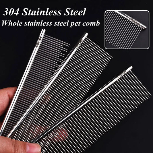 304 All Stainless Steel Pet Comb - MyPetDollar.com