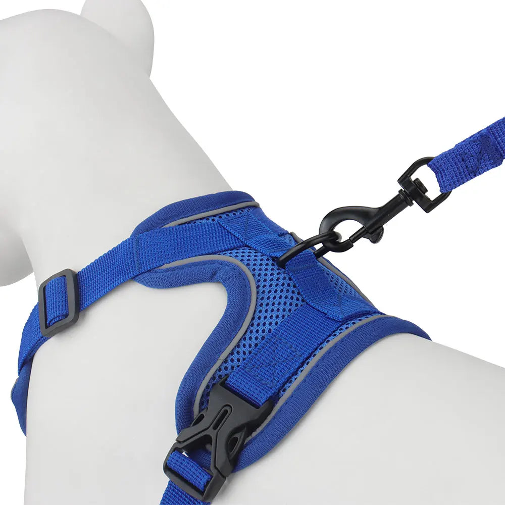 Reflective Dog Harness Leashes Set Puppy - MyPetDollar.com