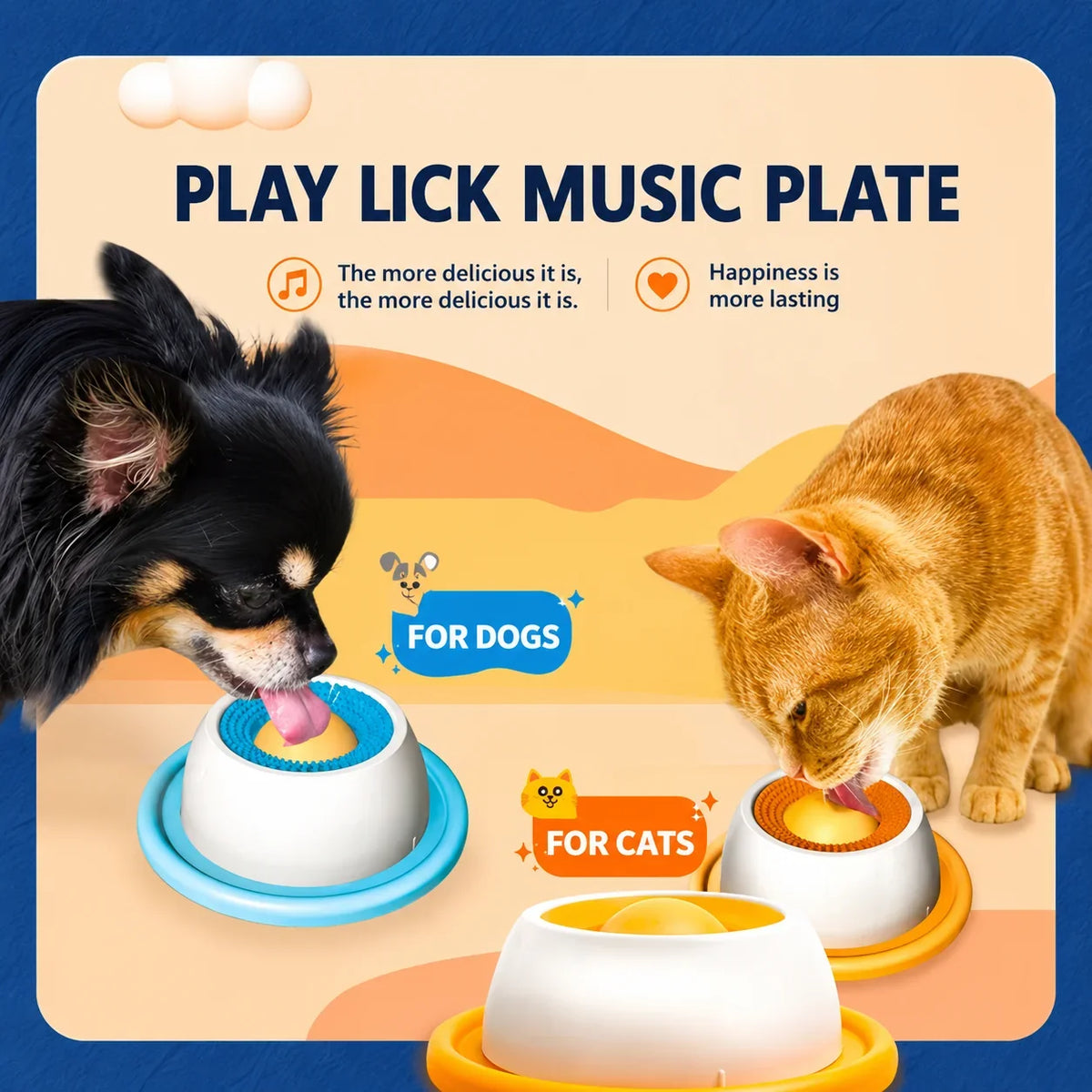 Pet Lick Feeder Bowl, Non-Slip Slow Feeder - MyPetDollar.com