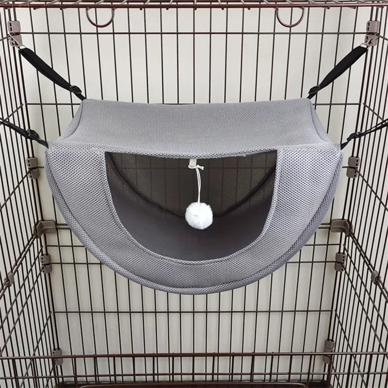 Cat Hammock Pet Cage Hanging Bed Breathable - MyPetDollar.com