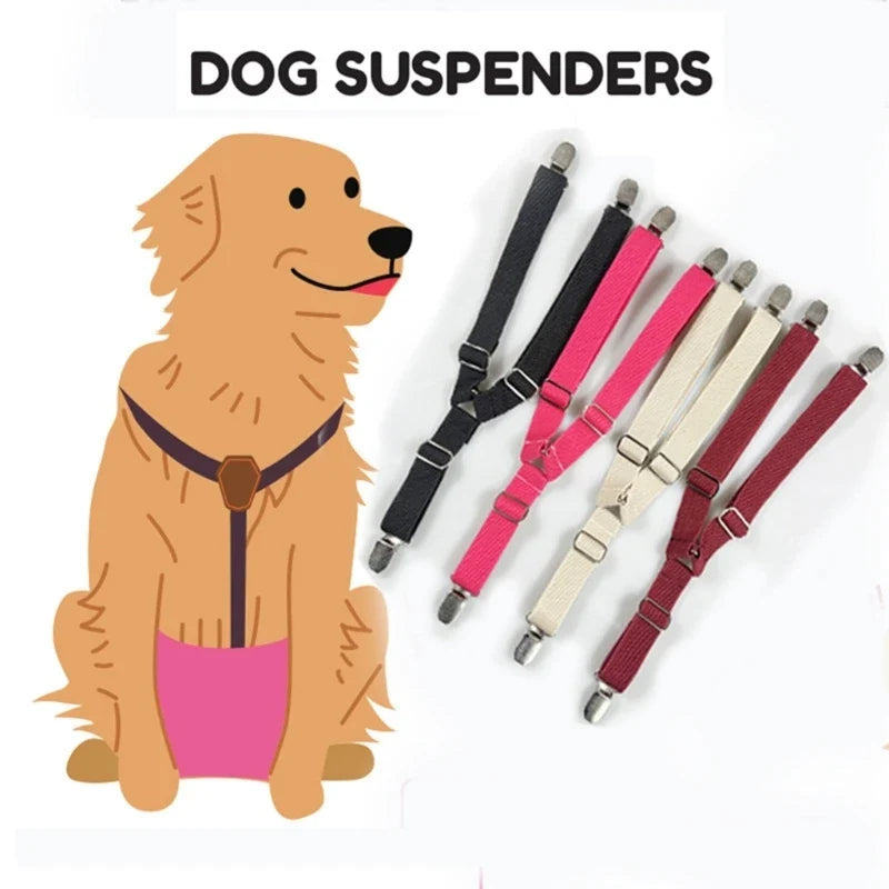 Adjustable Dog Diaper Suspenders for Pet - MyPetDollar.com