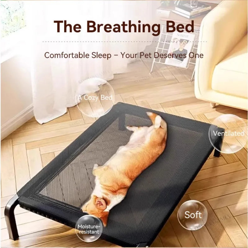 Cooling Elevated Dog Bed with Non-Slip Floor - MyPetDollar.com