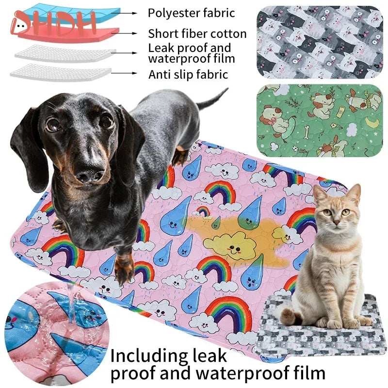 Washable Pet Pee Pad Pet Diaper Mat Reusable - MyPetDollar.com