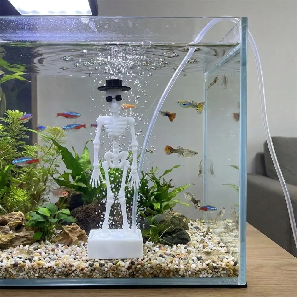 New 3D Printed Dancing Skeleton Aquarium - MyPetDollar.com