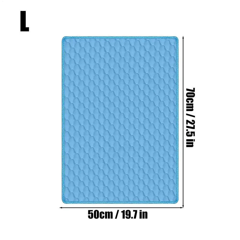 Breathable Ice Cool Dog Cooling Pad Summer Pet Cold Bed