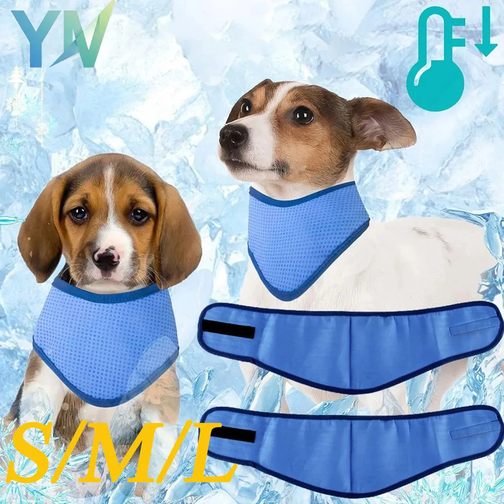 1-10PCS Pet Cooling Scarf for Dogs Summer - MyPetDollar.com