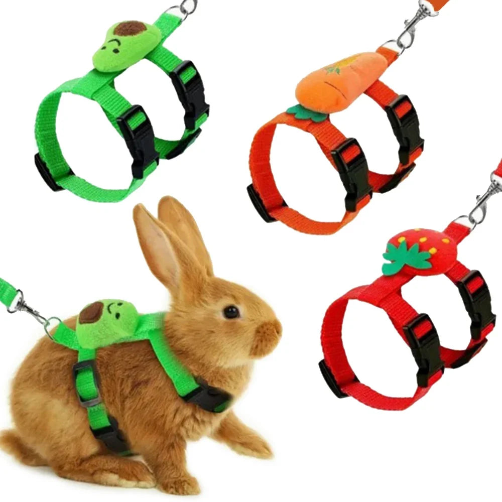 Rabbit Cat Harness and Leash Set Adjustable - MyPetDollar.com