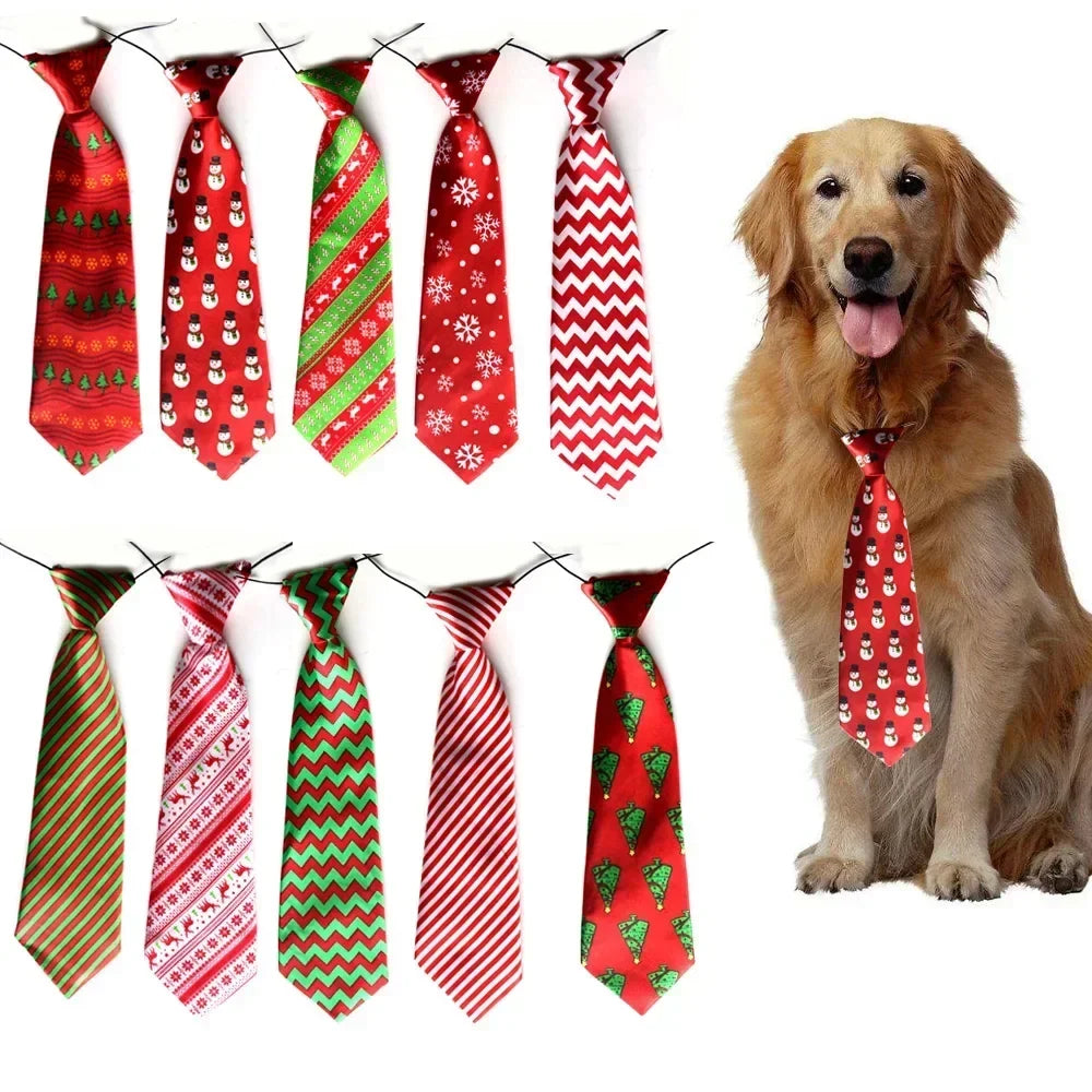50pcs Christmas Dog Bows Pet Cat Dog Pet Bow - MyPetDollar.com