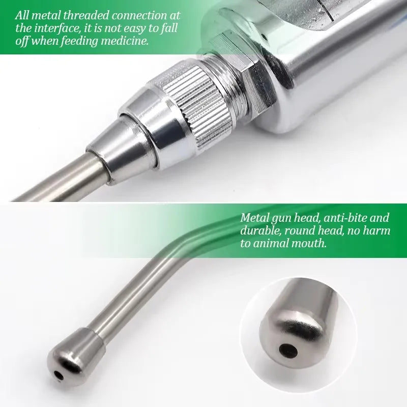 5ml 10ml 20ml 30ml Veterinary Metal Feeding - MyPetDollar.com