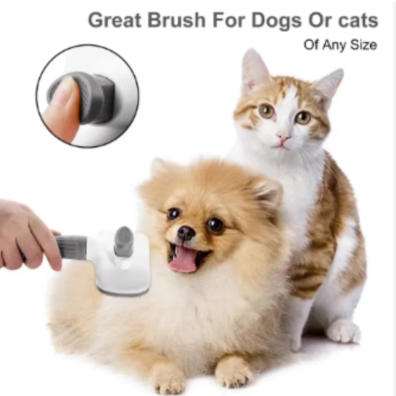 New Pet Dog Brush Cat Comb Self Cleaning Pet - MyPetDollar.com