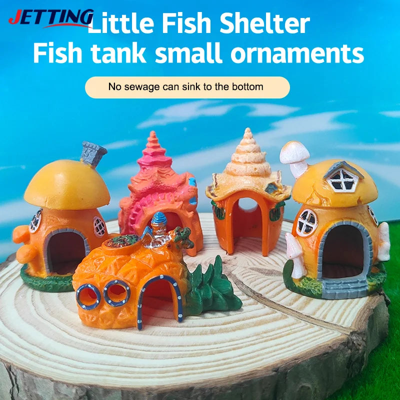Mushroom Conch House Shelter Aquarium - MyPetDollar.com
