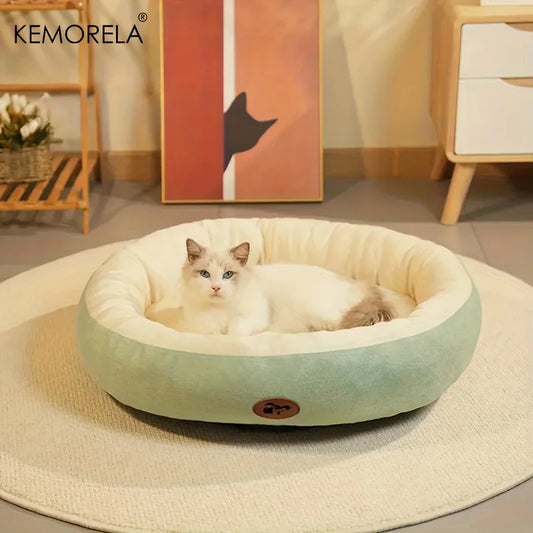 Plush Oval Pet Bed for Dogs and Cats, - MyPetDollar.com
