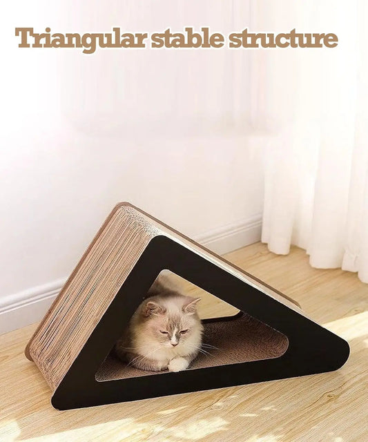 Triangle Cat Scratching Board with Rotating - MyPetDollar.com