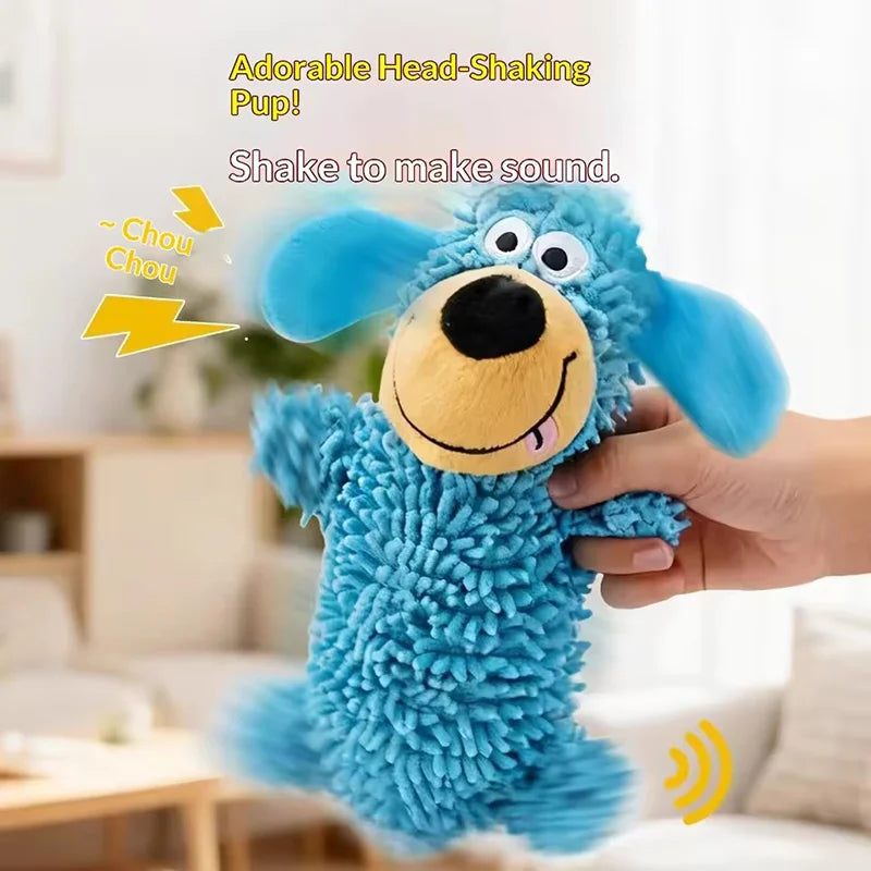 Plush Squeaky Dog Toy Teething Molar Chew - MyPetDollar.com
