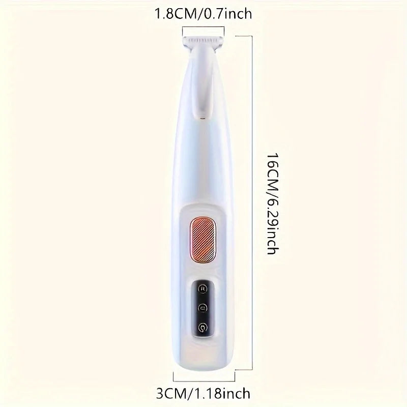 LED Dog Paw Trimmer 18mm Wide Blade with Light