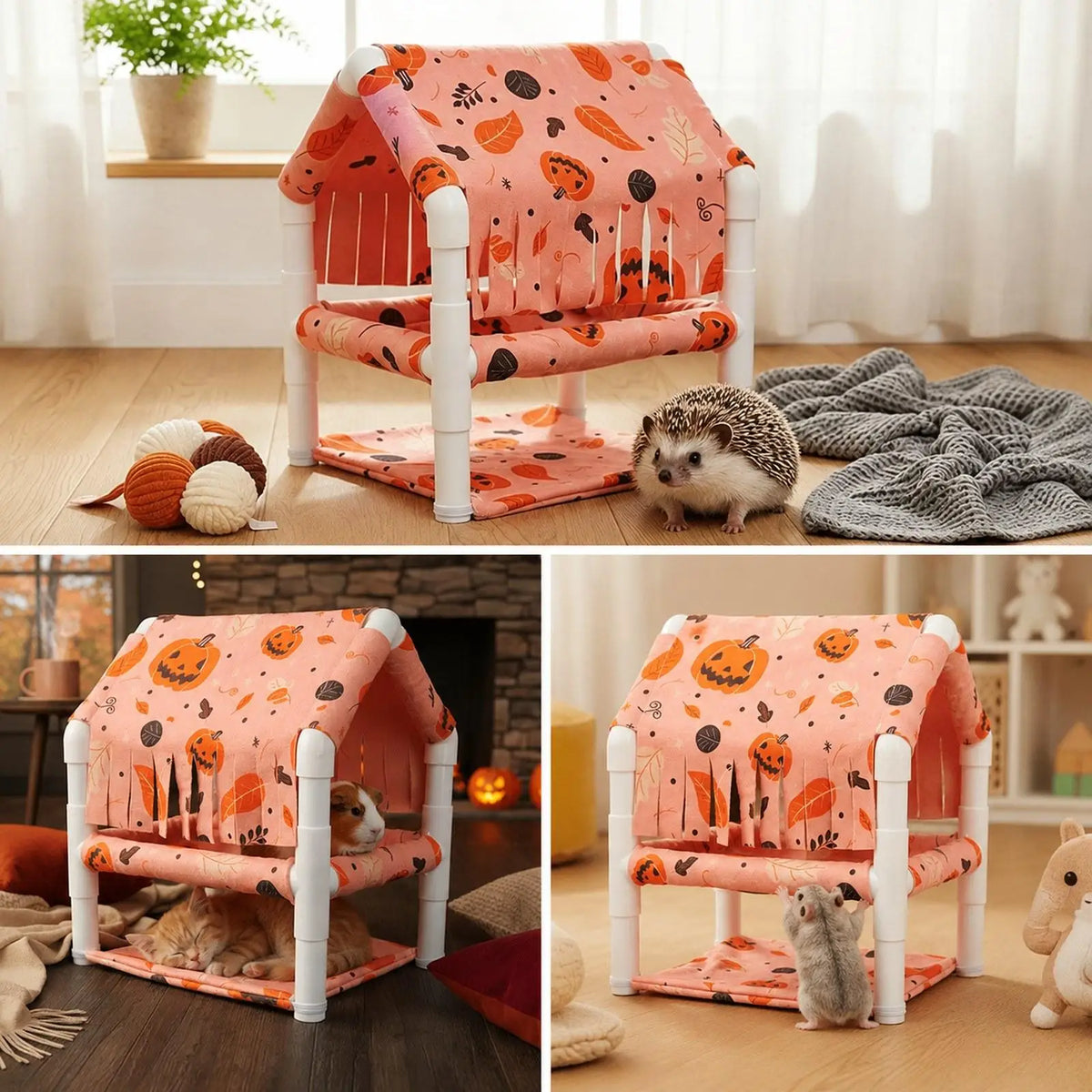Guinea Pig Hideout Accessories Multifunctional Pets Nest – Small Pet Supplies