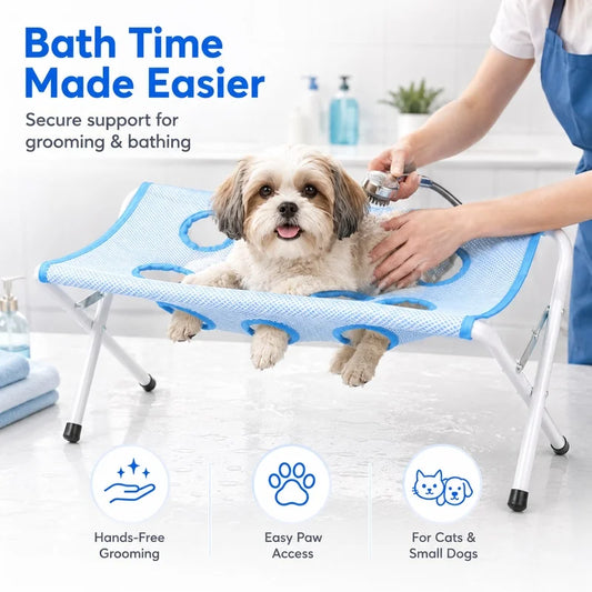 Pet Grooming Hammock Stand for Dogs Cats - MyPetDollar.com