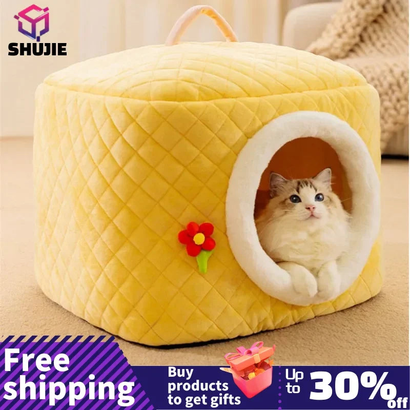 New Winter Pet House Dog Soft Nest Kennel - MyPetDollar.com