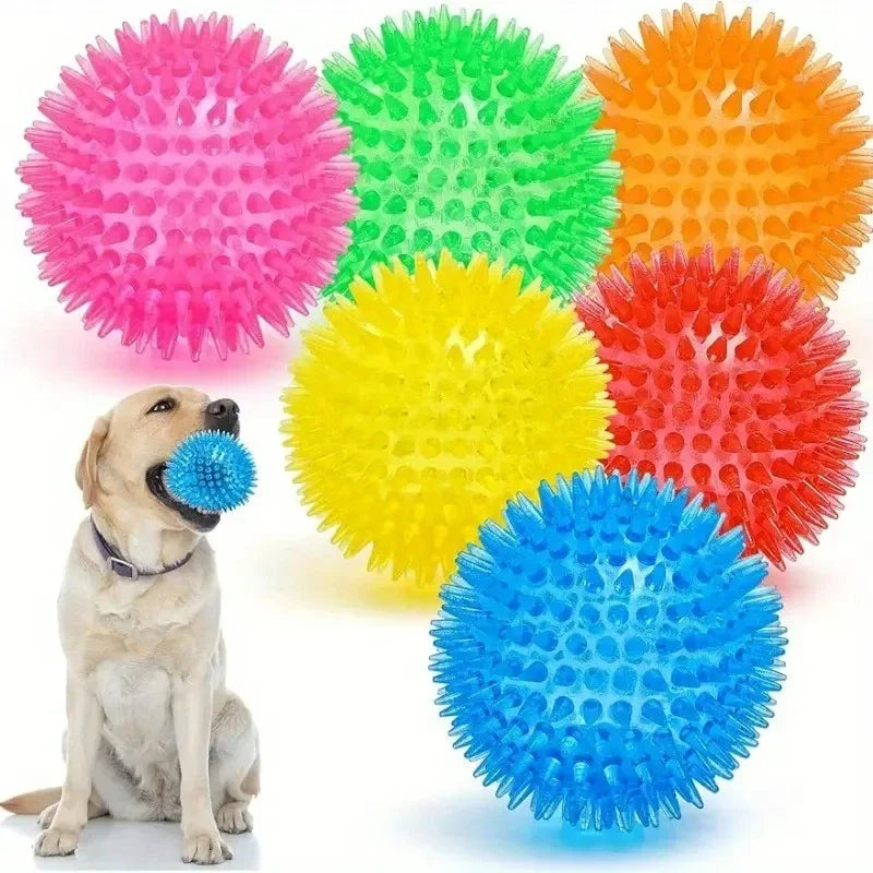 6 Pieces Durable Dog Rubber Toys Chew Play - MyPetDollar.com