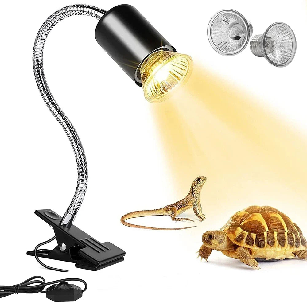 Reptile Heat Lamp 50W UVA UVB Light - MyPetDollar.com