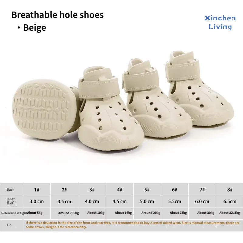 Dog Sandals Breathable Mesh Non Slip Wear - MyPetDollar.com